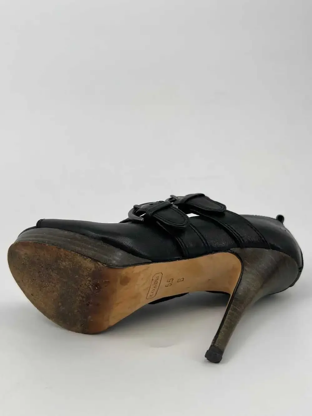 Coach Black Analeigh Pump | Adjustable Strap Size 5.5 - Picture 10 of 11